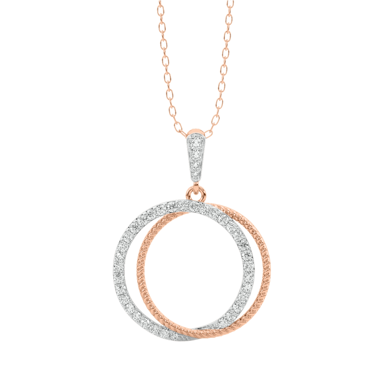 Caleb Round Diamond Office Wear Pendant